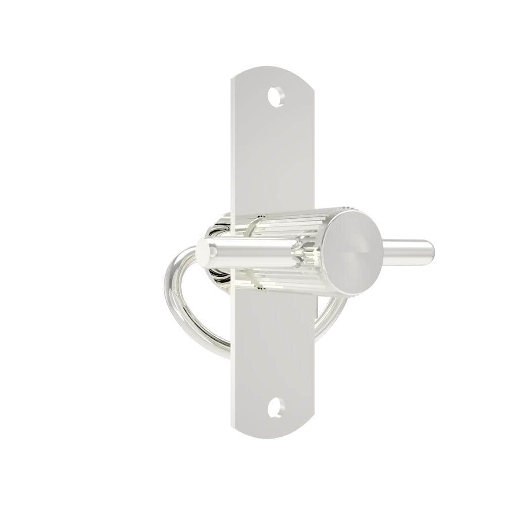 C8-1757-404-A1 | Compression Door lock, Self-adjusting Latch, large, T-handle, tool lock, rivet/screw through hole mount, smooth, stainless steel, primary color, Passivation.