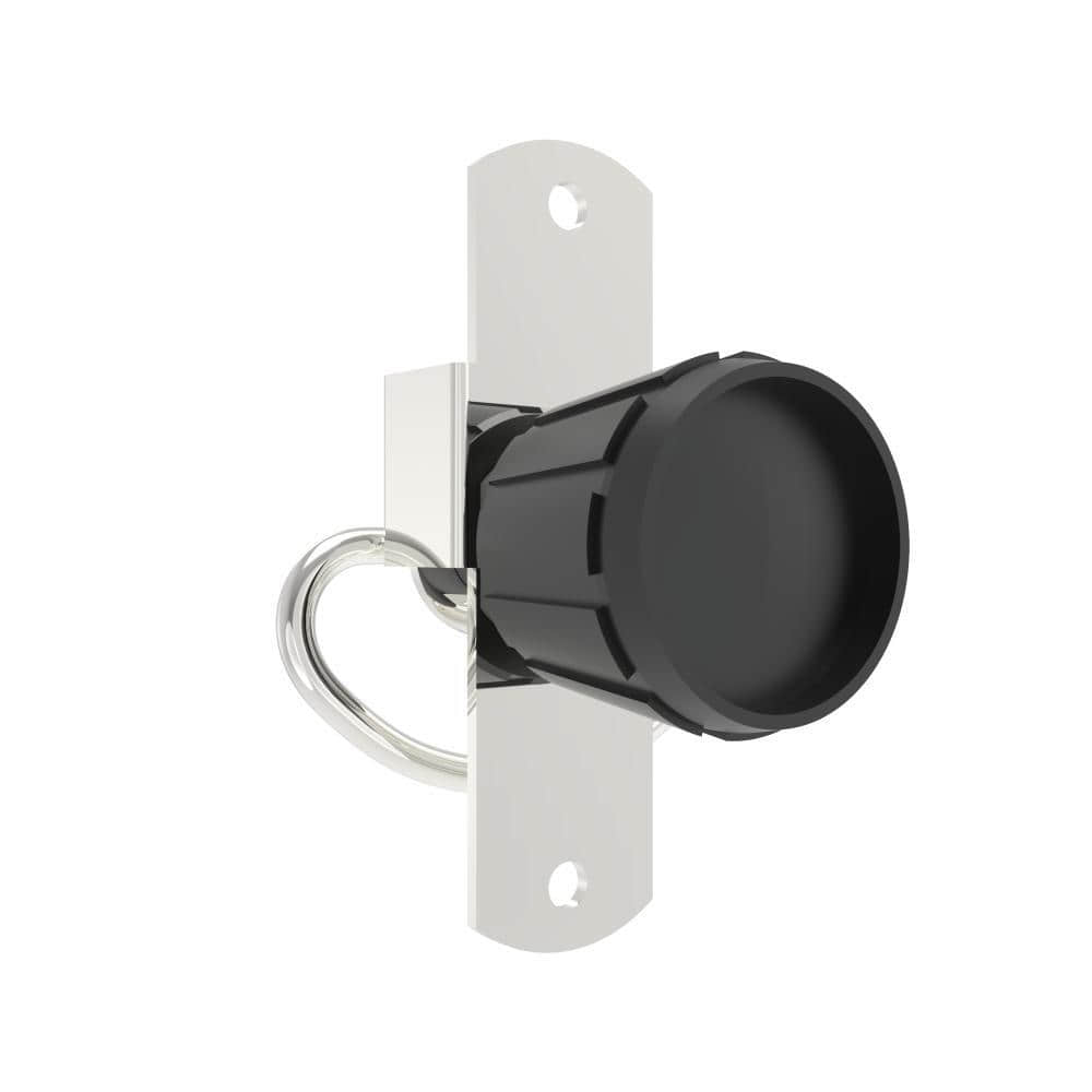 C8-1757-303-A1 | Compression latch, self-adjusting Latch, medium, plastic knob, tool lock, rivet/screw through hole mount, smooth, Stainless steel, primary color, Passivation