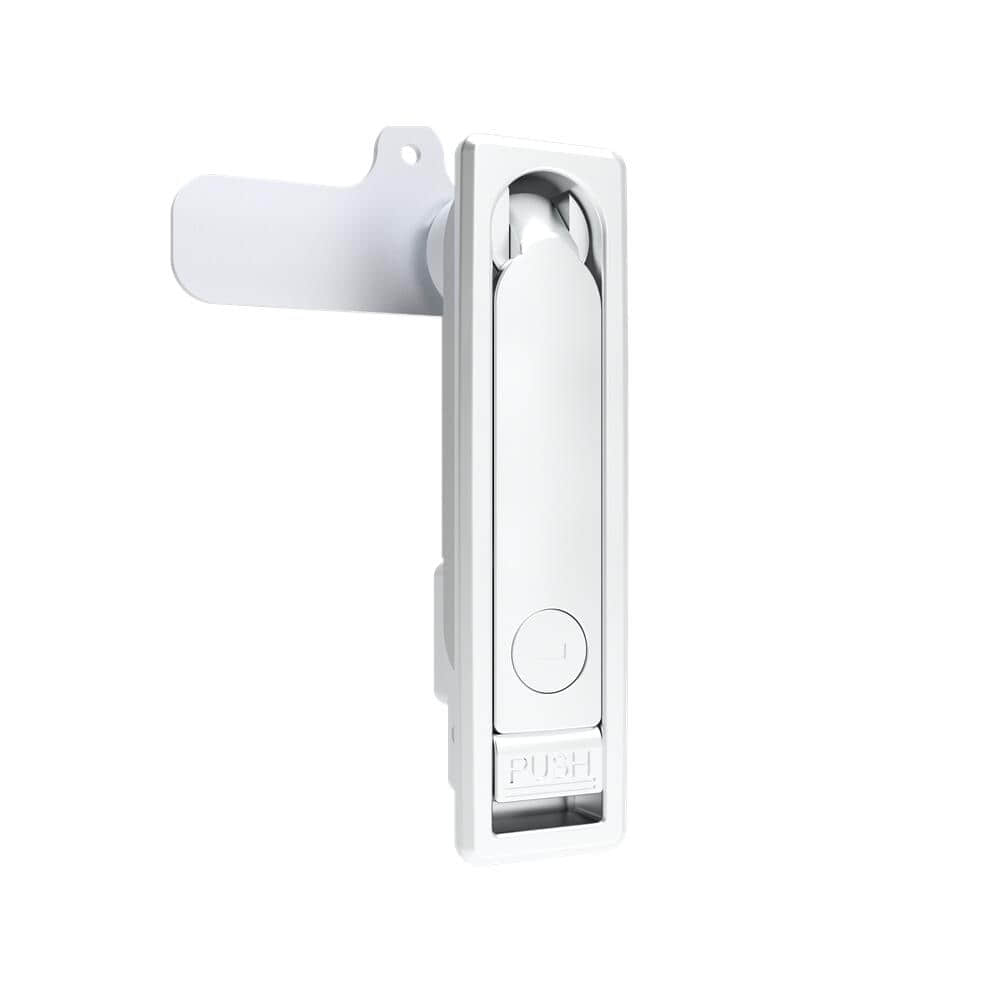 A-1108-20-50 | Swing handle lock,K200 key lock, left and right universal, rotary handle open, zinc alloy, spray paint, silver