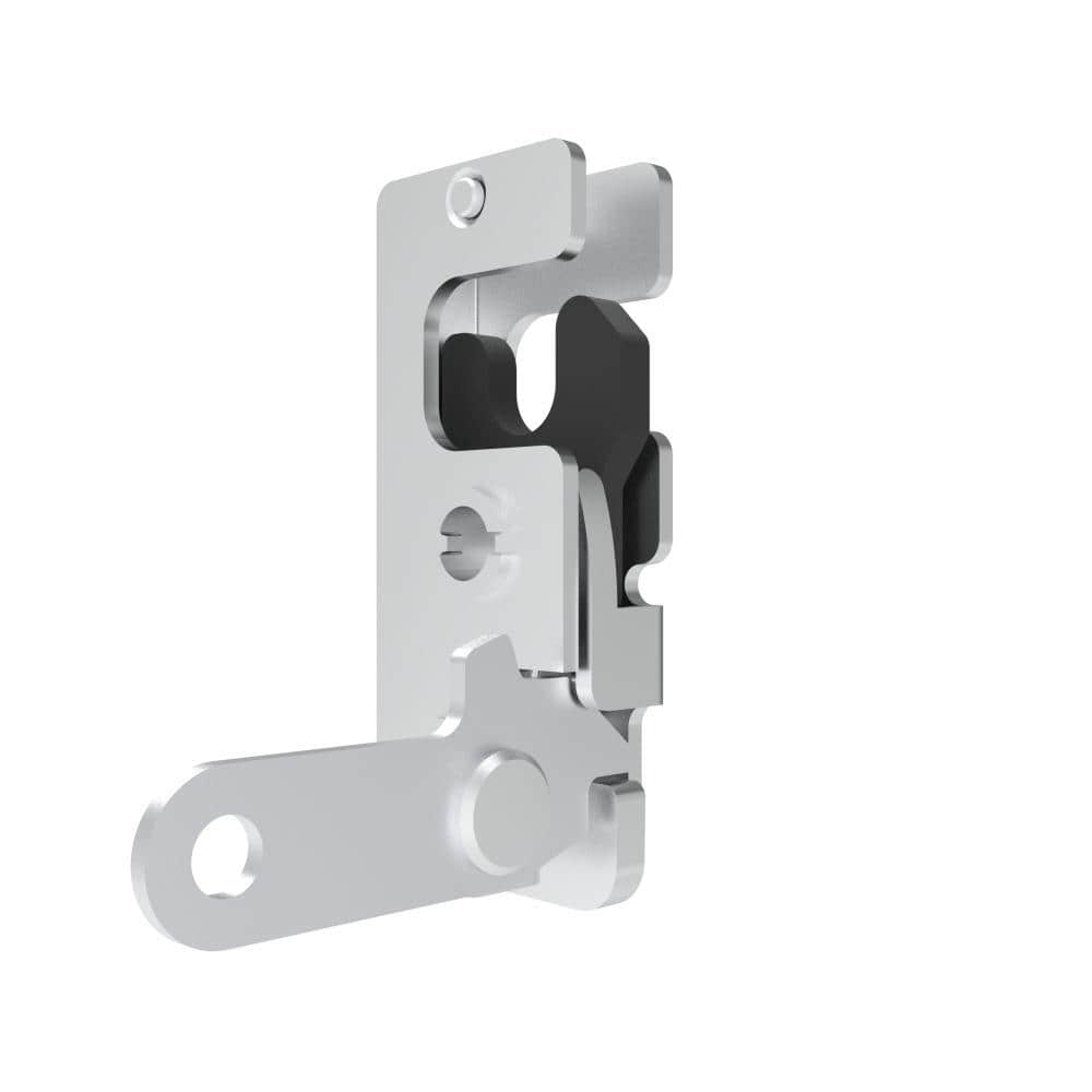 3005-04R-A6 | Rotary push-close latch, medium,right, two stage,  Perpendicular Trigger, steel, galvanized, bright